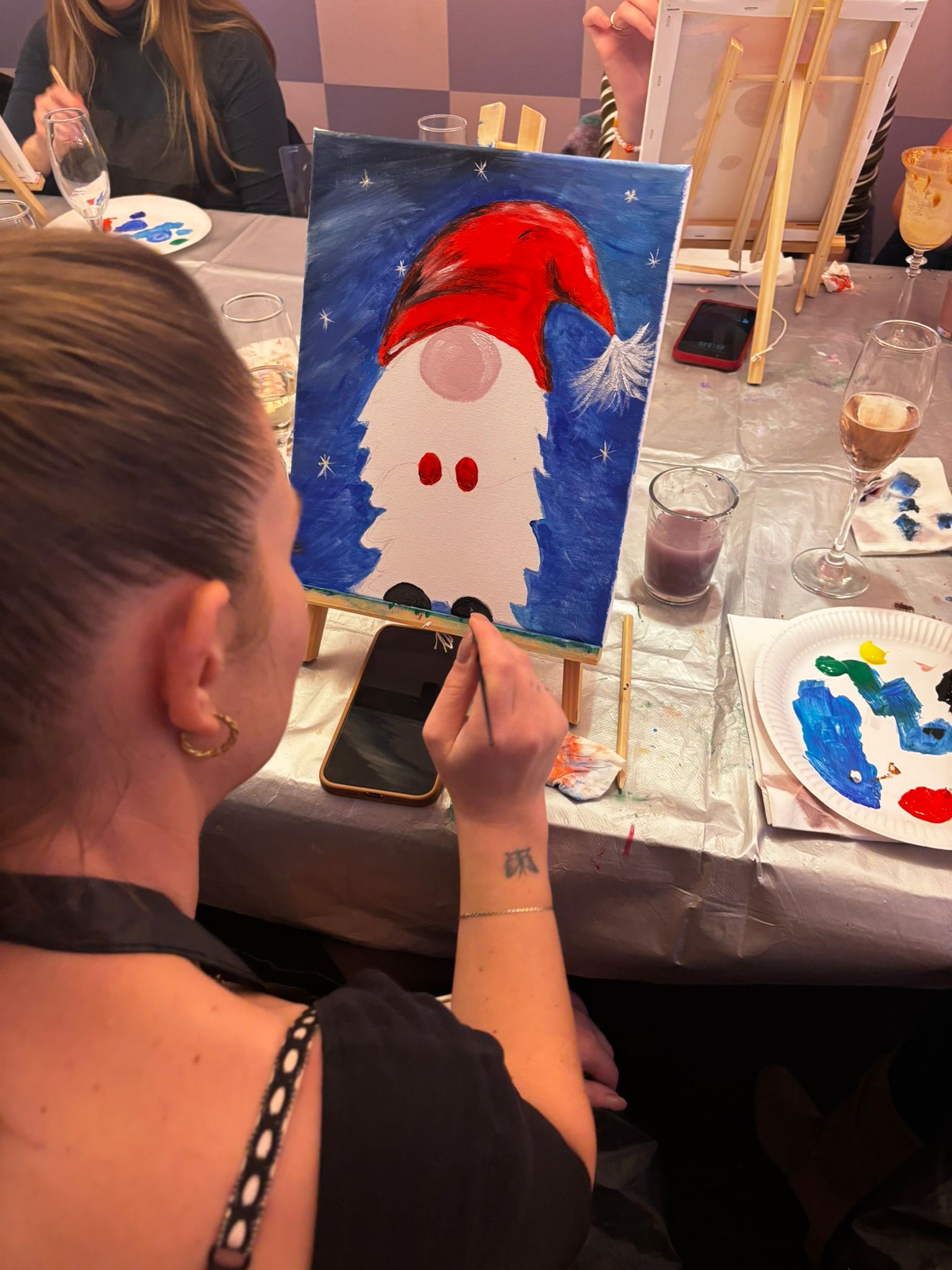 Paint and Sip Southam Christmas