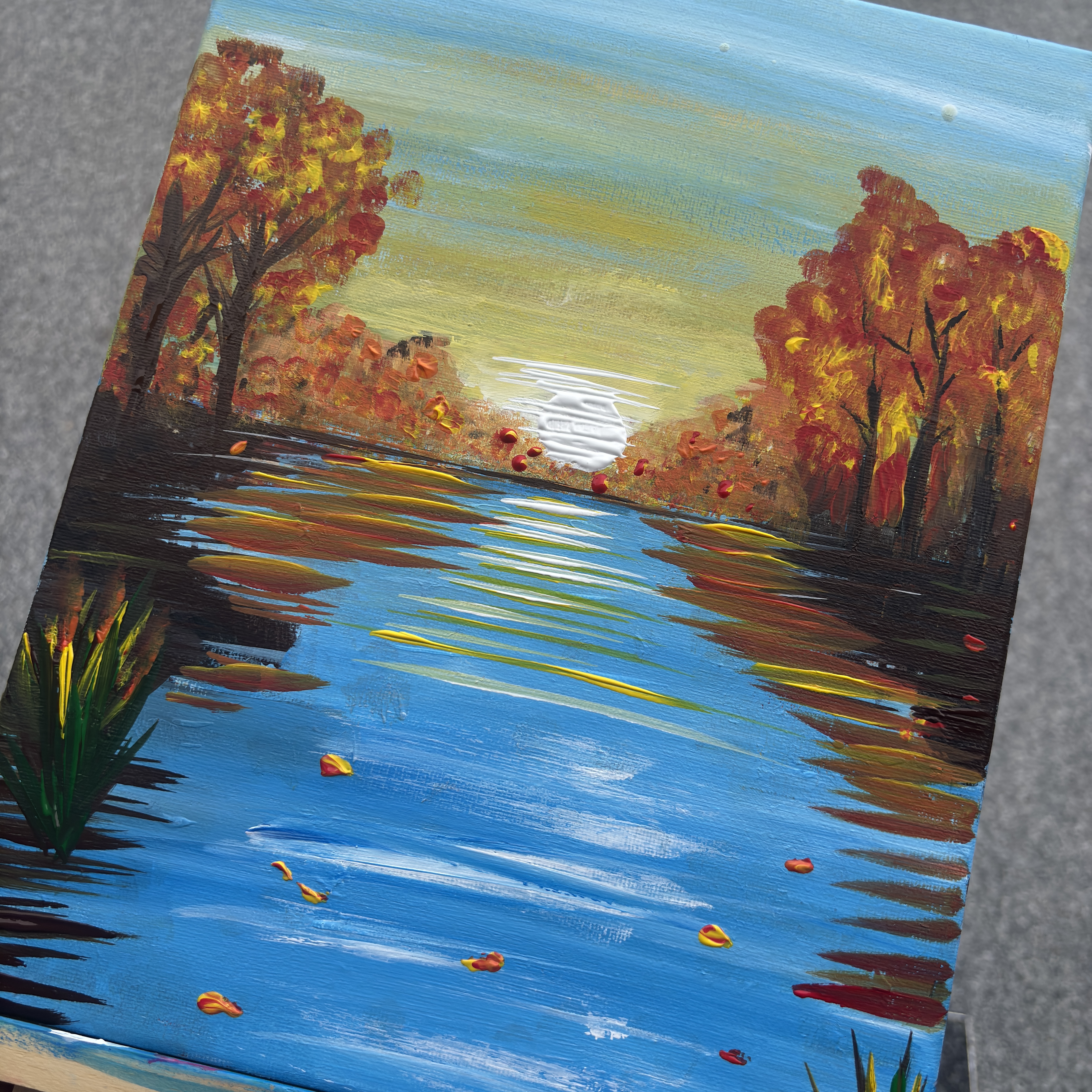 Paint and Sip Coventry Autumn landscape