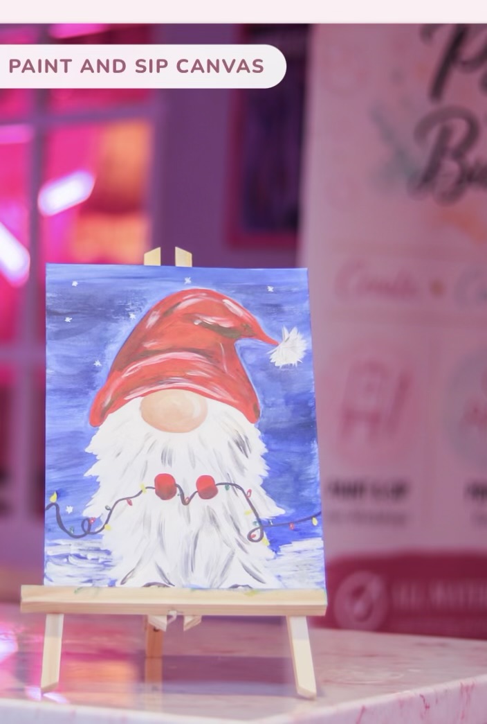 Paint and Sip Solihull Christmas